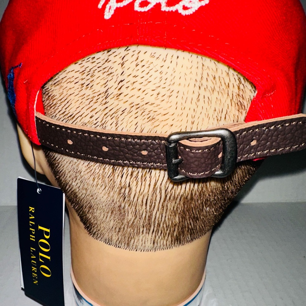 Polo Ralph Lauren Red Script Logo Cap - Picture 6 of 8